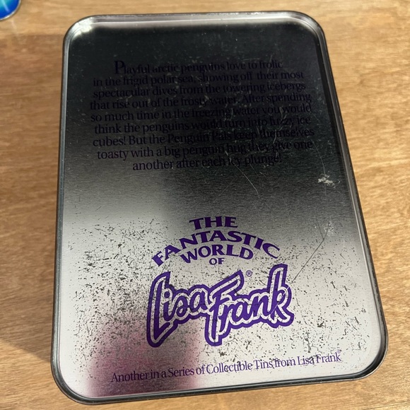 Vintage Lisa Frank Penguin tin - Picture 4 of 9